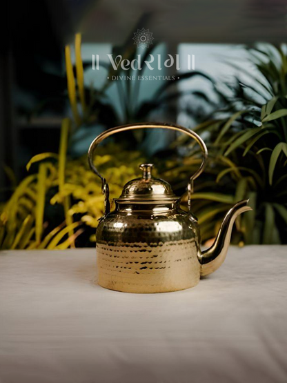 Brass Kettle & Tea Pot 