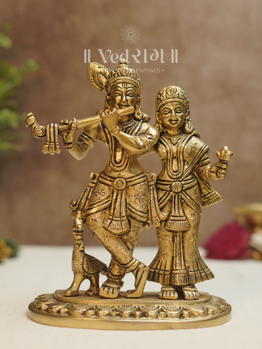 Brass Radha Krishna