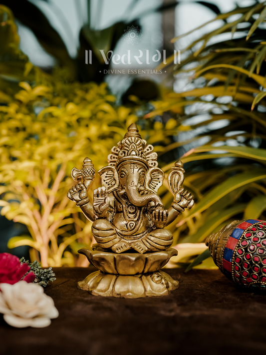 Brass Tarun Ganesha